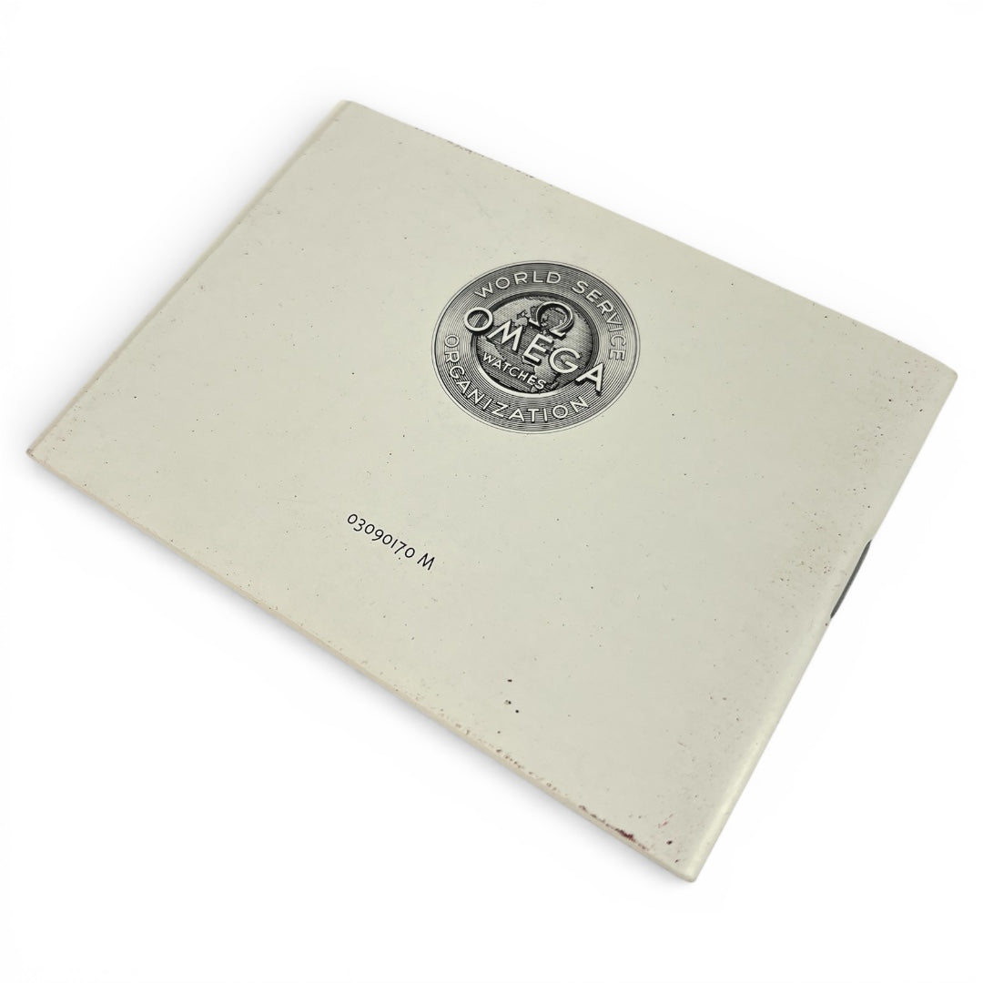1999 Omega Operating Instructions Booklet 03090170M