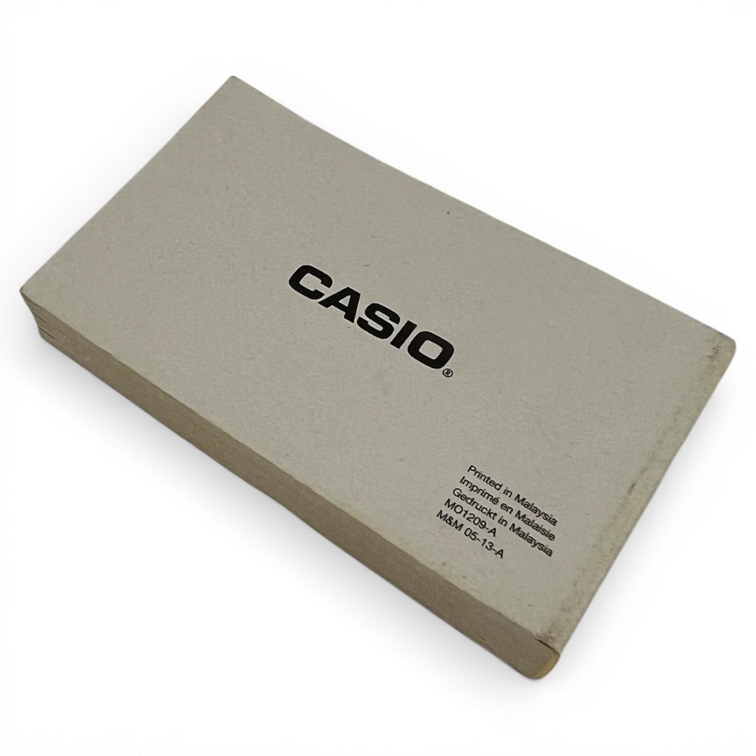 Casio Instruction Booklet Module 5081
