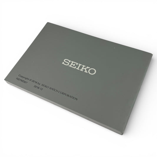2016 Seiko Diver’s Watch Instruction Booklet