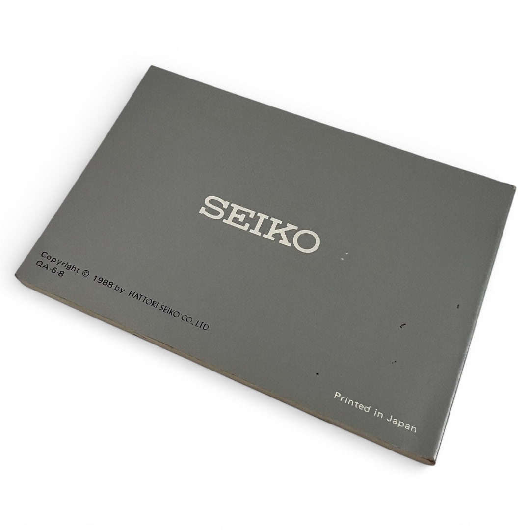 1988 Seiko 7T32 & 7T42 Sports 150 Alarm Chronograph Instruction Booklet