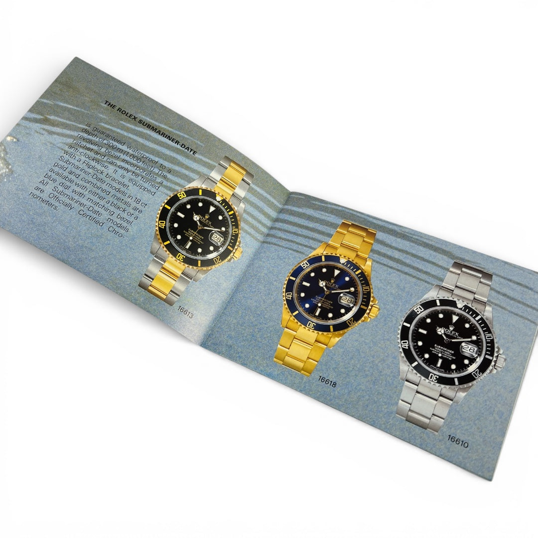 1991 Rolex Submariner Booklet
