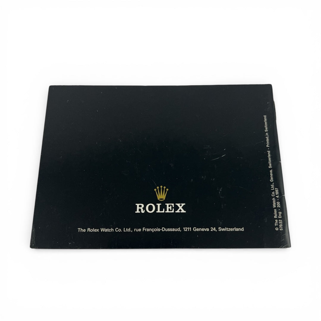1997 ‘Your Rolex Oyster’ Booklet