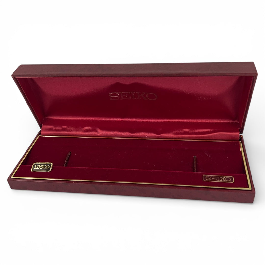 Vintage Seiko Leatherette Box