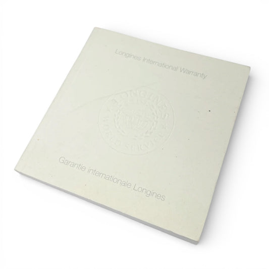 2005 Longines International Warranty Booklet