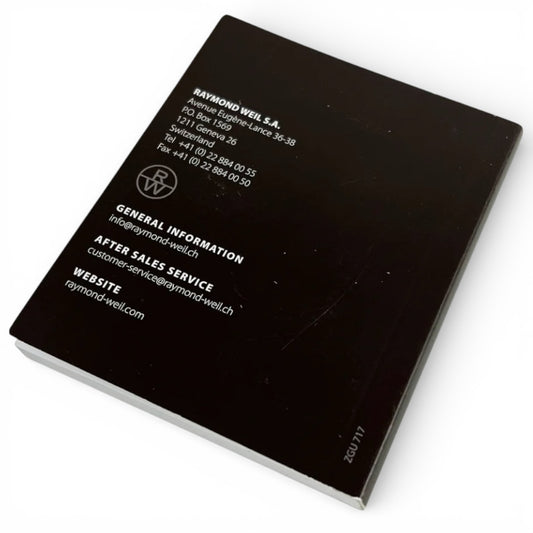 Raymond Weil Quartz Watches Instruction Booklet
