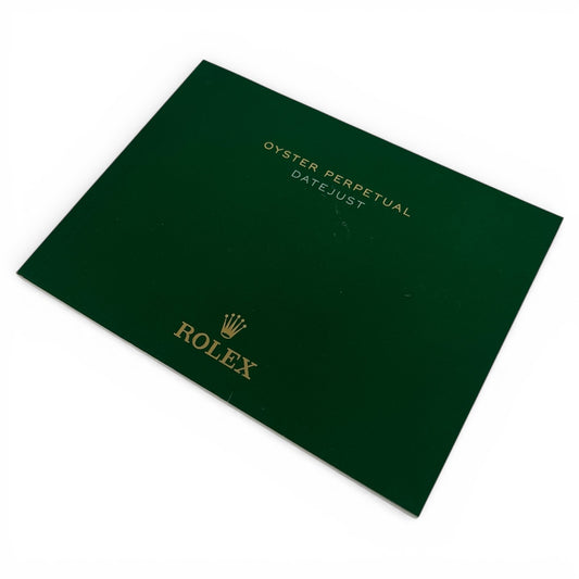 2020 Rolex Oyster Perpetual Datejust Booklet