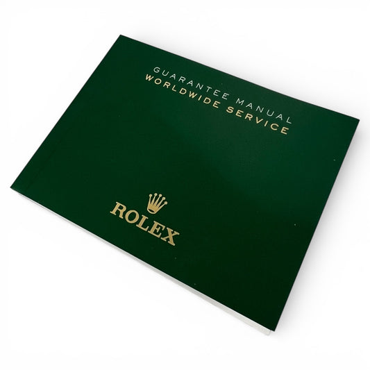 2010s Rolex Worldwide Service Guarantee Booklet 563.84