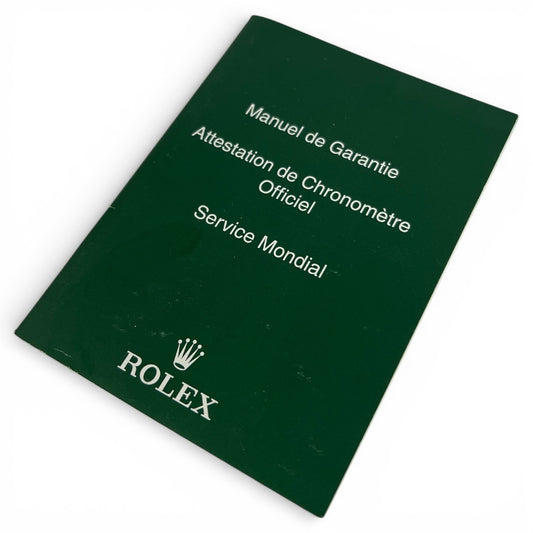 2010s Rolex Manuel de Garantie Booklet 563.81