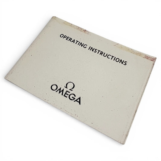 1999 Omega Operating Instructions Booklet 03090160M