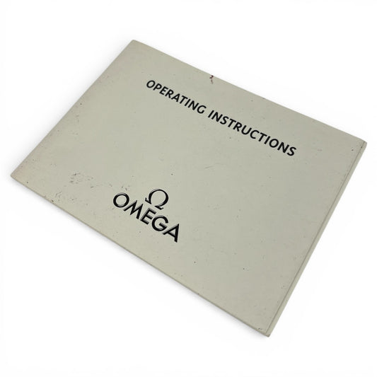1999 Omega Operating Instructions Booklet 03090170M