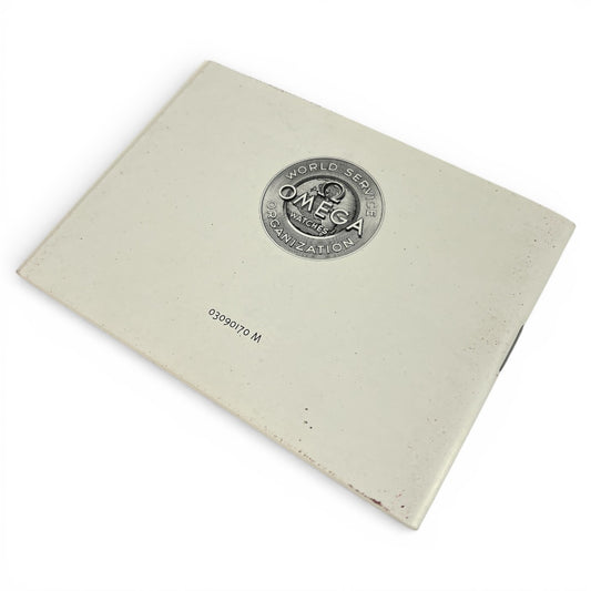 1999 Omega Operating Instructions Booklet 03090170M