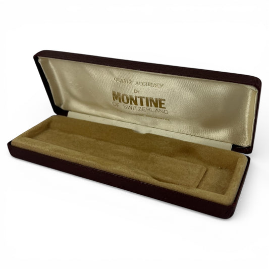 Vintage Montine of Switzerland Quartz Watch Box