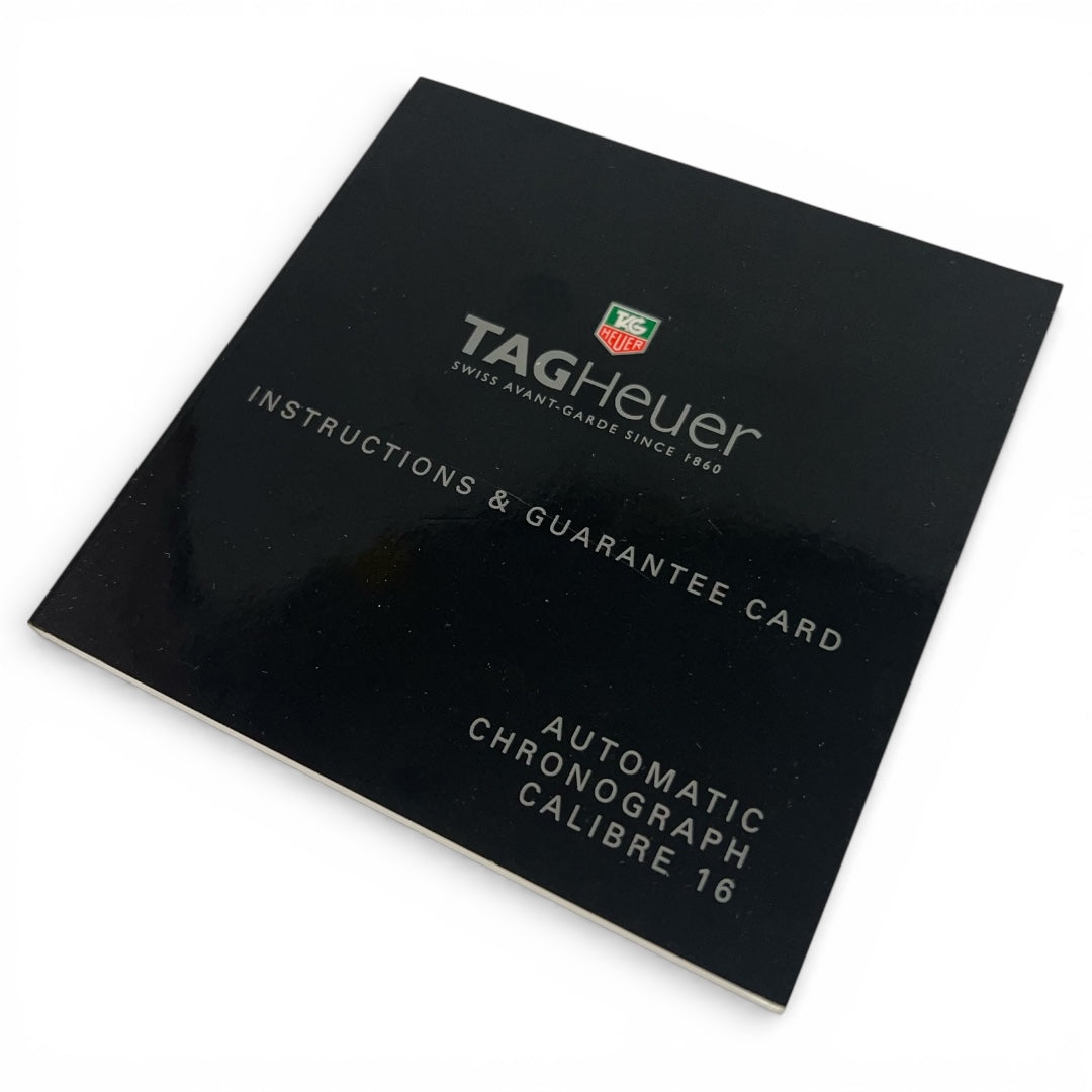2007 Tag Heuer Automatic Chronograph Calibre 16 Instruction Booklet