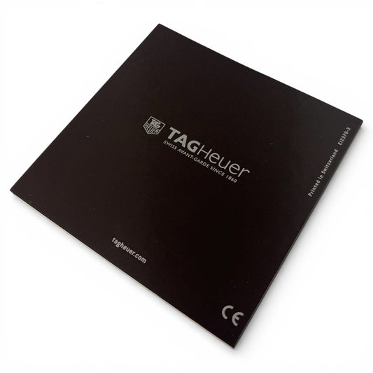 2016 Tag Heuer Calibre Heuer 01 Chronograph Instruction Booklet