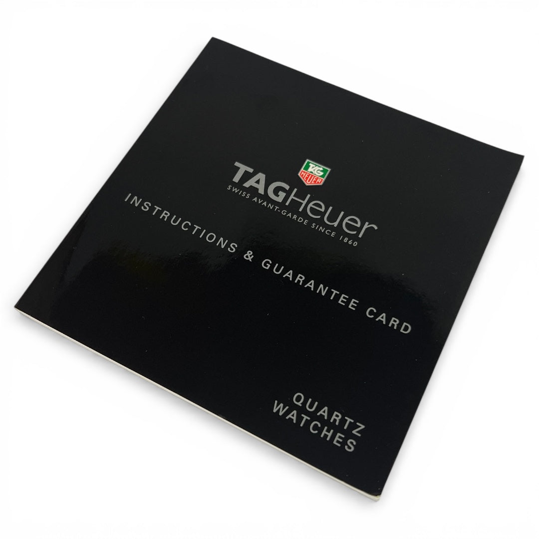 2006 Tag Heuer Quartz Watches Instruction Booklet