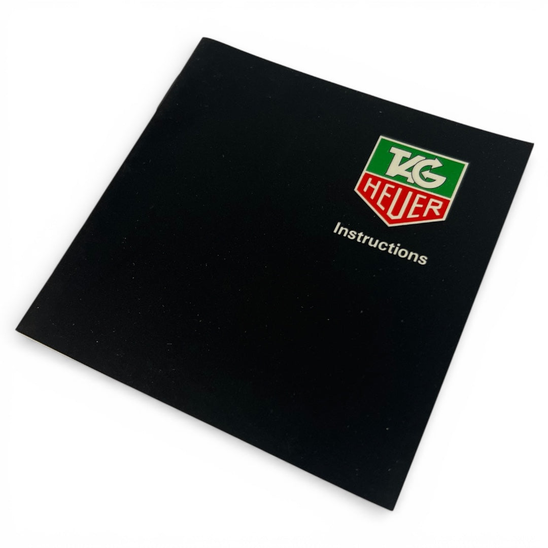1990s Tag Heuer SEL Instruction Booklet