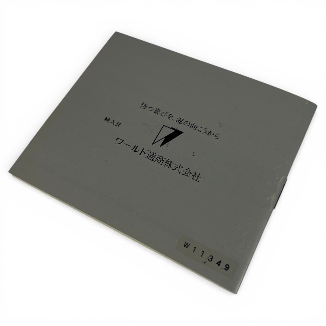 1994 Tag Heuer WG1220.BB0438 Guarantee Booklet (Japanese)