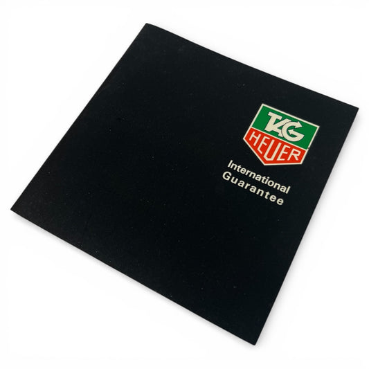 1997 Tag Heuer SEL Guarantee Booklet