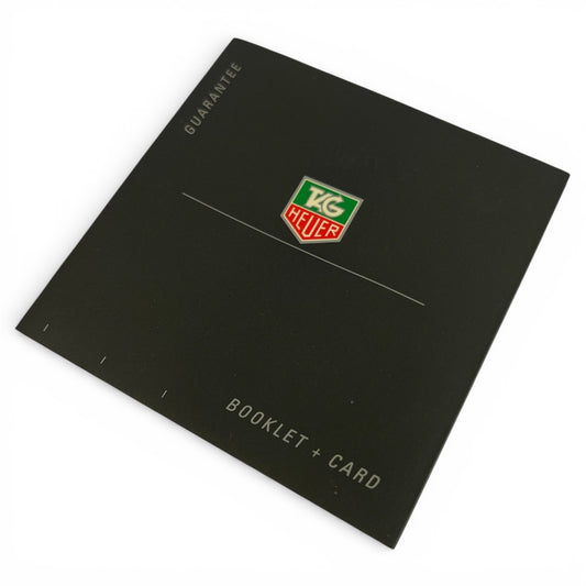 1997 Tag Heuer Guarantee Booklet
