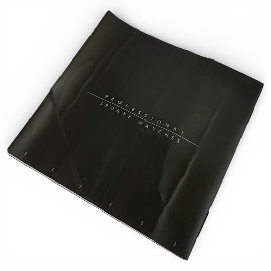 1997 Tag Heuer Guarantee Booklet