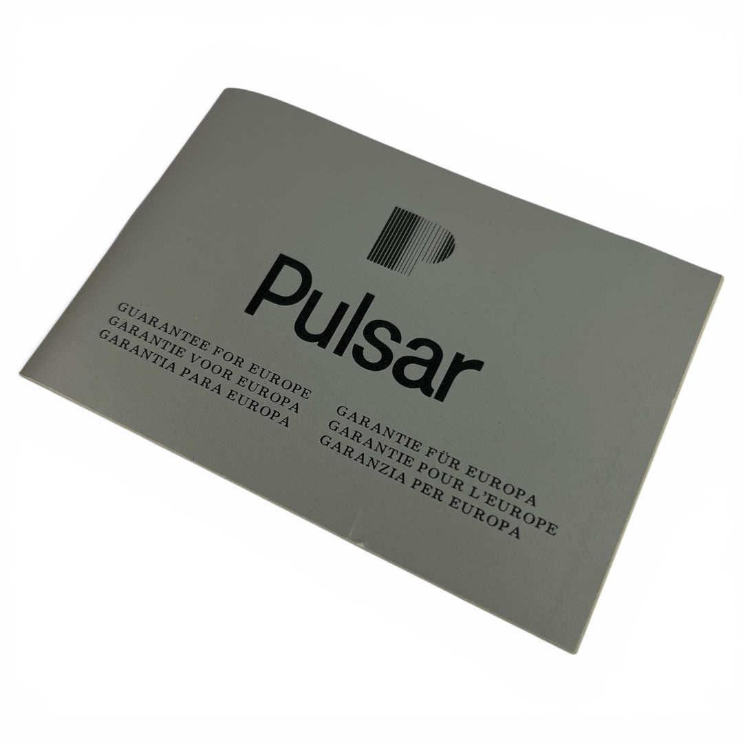 1981 Pulsar Guarantee Booklet