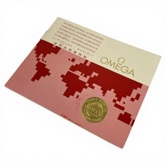 1978 Omega 162.0070 Guarantee Booklet