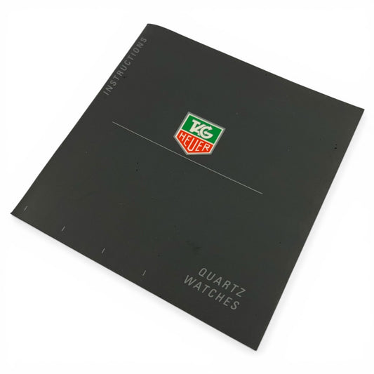 1990s Tag Heuer Quartz Instruction Booklet