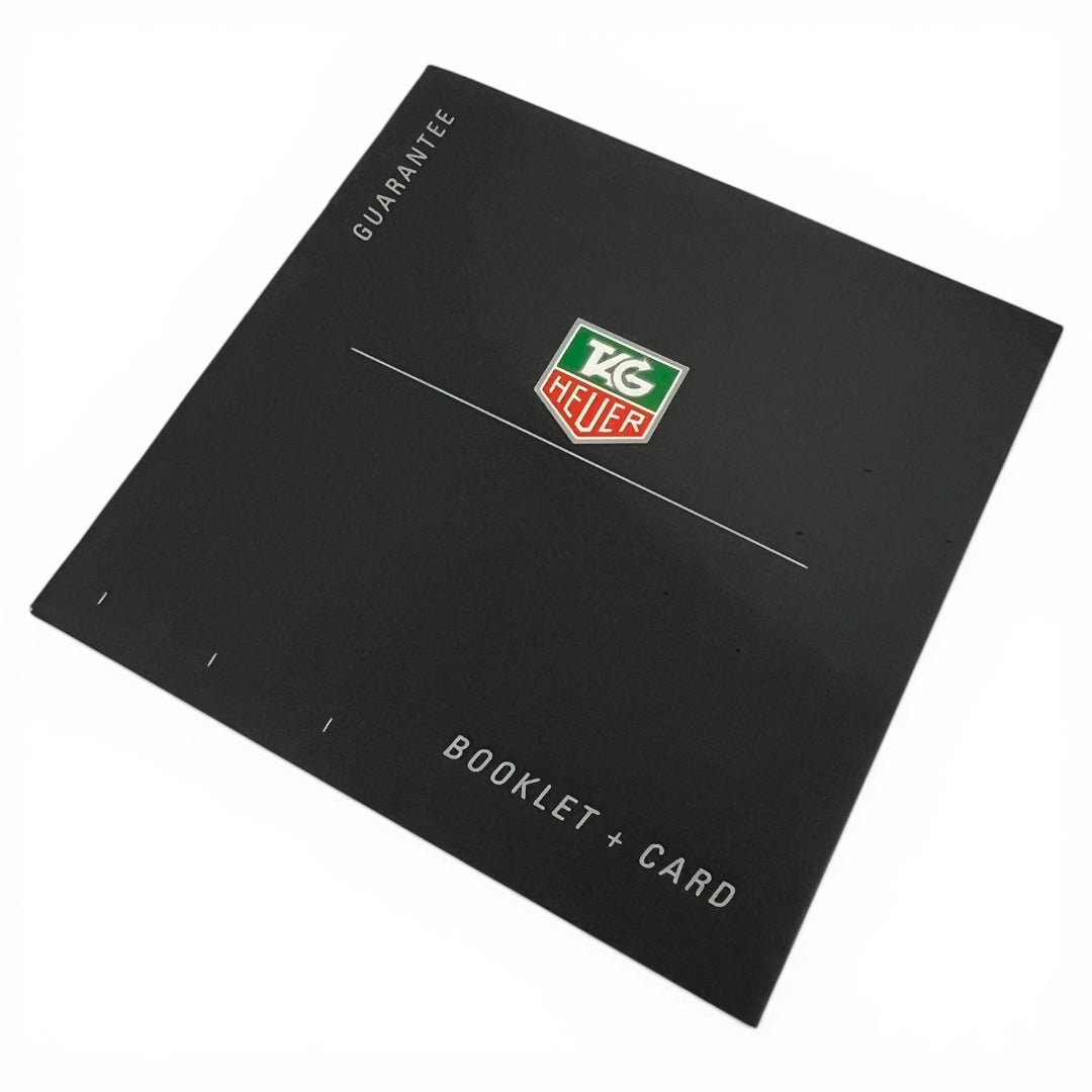 1998 Tag Heuer Guarantee Booklet
