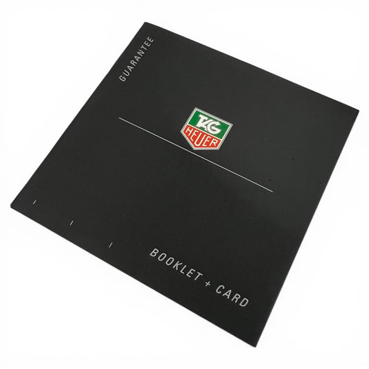 1998 Tag Heuer Guarantee Booklet