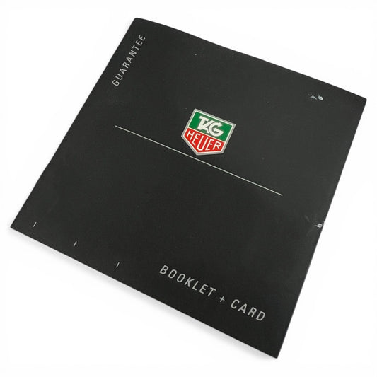 1995 Tag Heuer Guarantee Booklet
