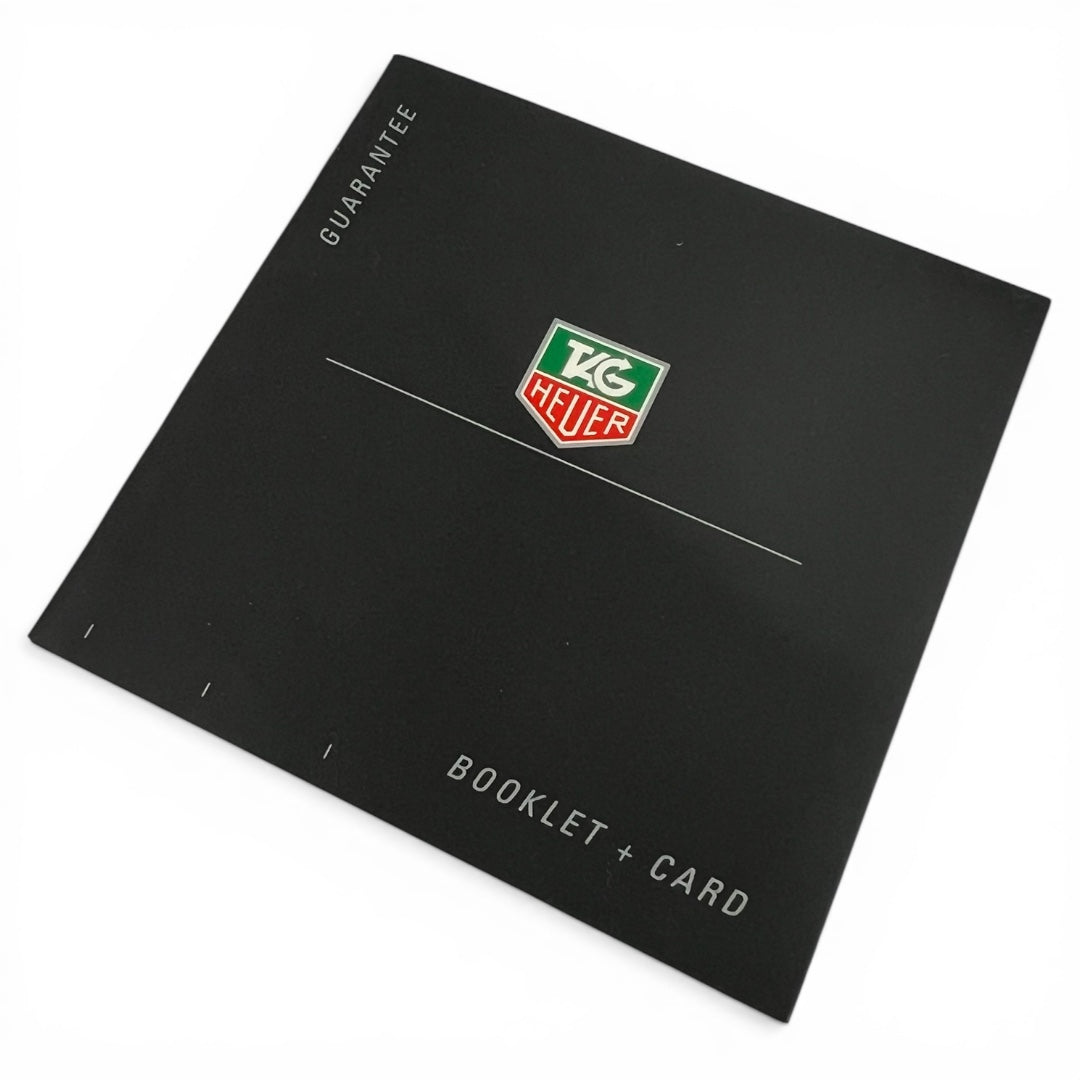 1990s Tag Heuer Guarantee Booklet