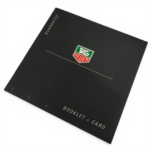 1990s Tag Heuer Guarantee Booklet