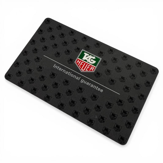 1996 Tag Heuer Formula 1 WA1418 Guarantee Card